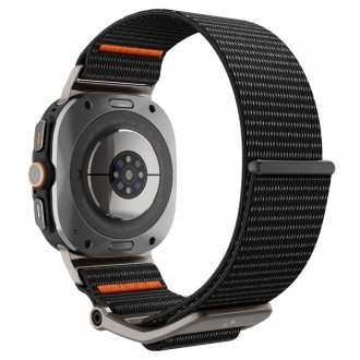 Juoda apyrankė "Spigen Durapro Flex" laikrodžiui Samsung Galaxy Watch ULTRA 1 / 2 2024-2026 (47 MM)