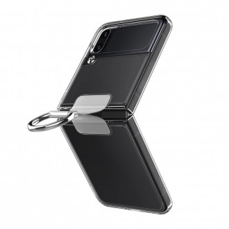 Skaidrus plonas dėklas "Spigen Thin Fit Ring" telefonui Galaxy Z Flip 4 