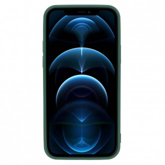 Dėklas MagSilicone Apple iPhone 12 Pro Max tamsiai žalias