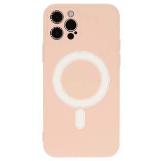 Dėklas MagSilicone Apple iPhone 12 Pro Max smėlio spalvos