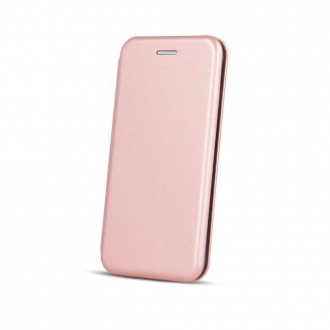 Rožinis-auksinis atverčiamas dėklas "Book Elegance" telefonui Samsung S21 5G