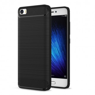 Juodas dėklas "Carbon Lux" iPhone 13 pro