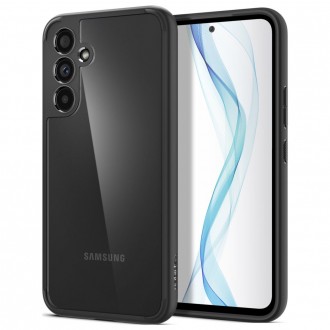 Itin tvirtas skaidrus dėklas juodais kraštais "Spigen Ultra Hybrid" telefonui Galaxy A54 5G