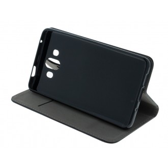 Juodas atverčiamas dėklas "Smart Magnetic" telefonui Xiaomi Redmi A5 / Poco C71 (173,45x79,35x8,45)