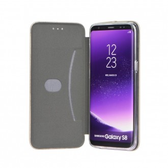 Auksinis atverčiamas dėklas "Book Elegance" telefonui Samsung S10 Plus