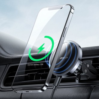 Įkroviklis-laikiklis magnetinis automobilinis Joyroom JR-ZS240 MagSafe 15W juodas