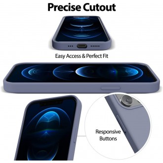 Levandų spalvos dėklas Mercury "Silicone Case" telefonui Apple iPhone 14 Pro Max
