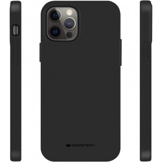 Juodas silikoninis dėklas "Mercury Soft Jelly" telefonui Huawei P30 Lite / Nova 4E