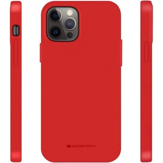 Raudonas silikoninis dėklas "Mercury Soft Jelly" telefonui Samsung S918 S23 Ultra 5G