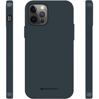 Tamsiai mėlynas silikoninis dėklas "Mercury Soft Jelly" telefonui Samsung Galaxy A54 5G