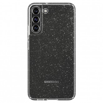 Skaidrus dėklas su blizgučiais "Spigen Liquid Crystal Glitter" telefonui Galaxy S22
