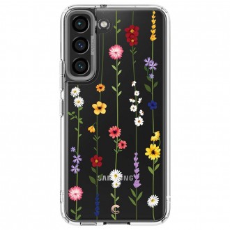 Skaidrus/gėlėtas dėklas "Spigen Cyrill Cecile" telefonui Samsung Galaxy S22
