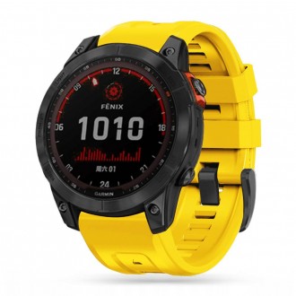 Geltona apyrankė "Tech-Protect Iconband" laikrodžiui GARMIN FENIX 5 / 6 / 6 PRO / 7 (22mm)