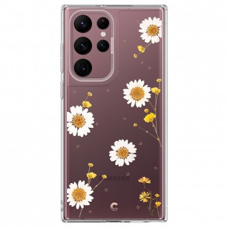 Skaidrus/gėlėtas dėklas "Spigen Cyrill Cecile" telefonui Samsung Galaxy S22 Ultra