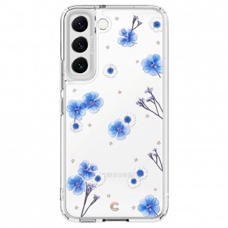 Skaidrus/gėlėtas dėklas "Spigen Cyrill Cecile" telefonui Samsung Galaxy S22