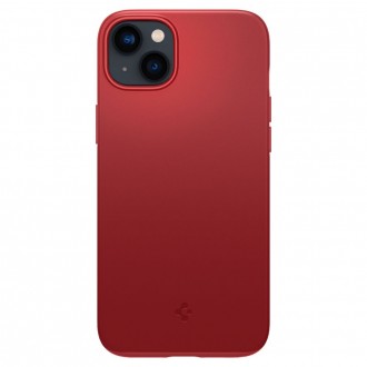 Raudonas dėklas "Spigen Thin Fit" telefonui iPhone 14