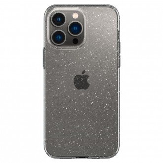 Skaidrus dėklas su blizgučiais "Spigen Liquid Crystal Glitter" telefonui iPhone 14 Pro Max