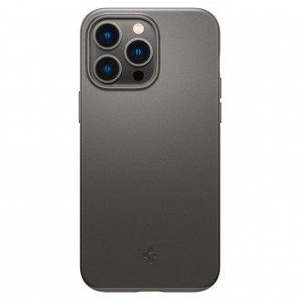 Tamsiai pilkas dėklas "Spigen Thin Fit" telefonui iPhone 14 Pro 