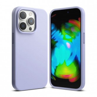 Levandų spalvos dėklas "Ringke Silicone" telefonui iPhone 14 Pro 