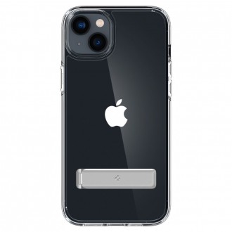 Skystųjų kristalų skaidrus dėklas/stovas "Spigen Ultra Hybrid S Crystal Clear" telefonui iPhone 14 Plus