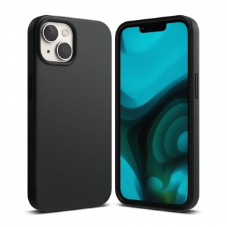 Juodas dėklas Apple iPhone 14 PLUS / 15 PLUS telefonui "Ringke Silicone"