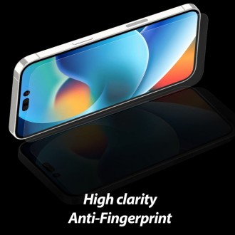 Auksčiausios kokybės apsauginis stiklas su montavymo rėmeliu "WHITESTONE EZ GLASS" telefonui iPhone 14 Pro ( X 3 vnt)