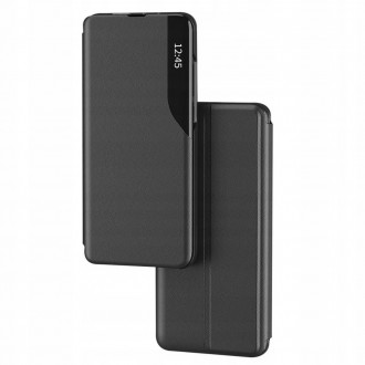 Juodas atverčiamas dėklas Tech-Protect "Smart View" telefonui Samsung Galaxy A14 4G / 5G