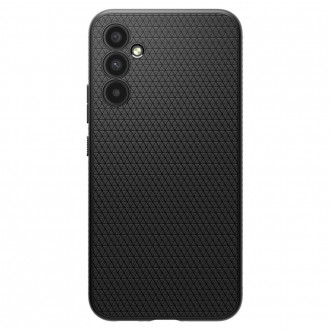 Juodas originalios tekstūros dėklas "Spigen Liquid Air" telefonui Galaxy A34 5G