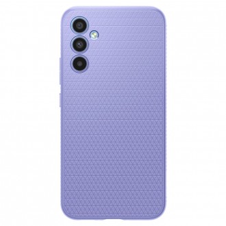 Levandų spalvos originalios tekstūros dėklas "Spigen Liquid Air" telefonui Galaxy A34 5G