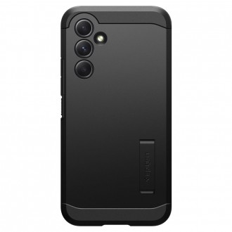 Juodas dviejų sluoksniu dėklas/stovas "Spigen Tough Armor" telefonui Samsung Galaxy A54 5G