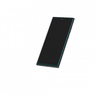 Itin skaidrus apsauginis UV stiklas "Spigen Glass TR Platinum" telefonui Samsung Galaxy S22 Ultra