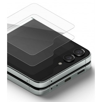 Apsauginis grūdintas stiklas (2vnt) "Ringke TG 2-Pack" teledonui Samsung Galaxy Z Flip 5