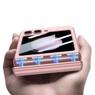 Rožinis dėklas "Tech-Protect Icon Magnetic" telefonui Samsung Galaxy Z Fold 5