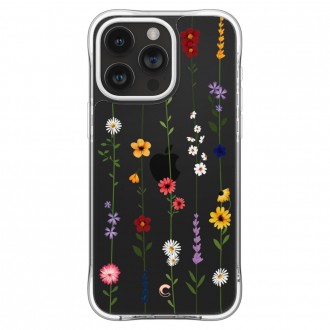 Skaidrus/gėlėtas dėklas "Spigen Cyrill Cecile" telefonui iPhone 15 Pro Max