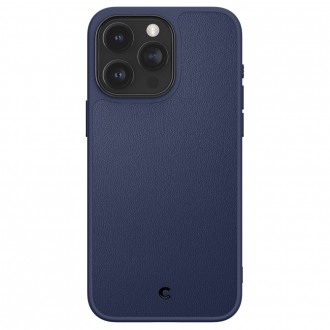Mėlynas išskirtinio dizaino matinis dėklas "Spigen Cyrill Kajuk Mag Magsafe" telefonui iPhone 15 Pro Max