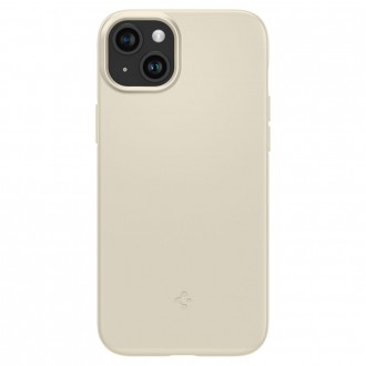 Kreminės spalvos dėklas "Spigen Thin Fit" telefonui iPhone 15 