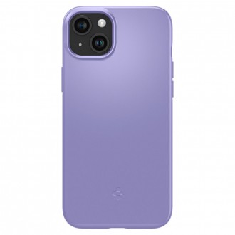 Alyvinės spalvos dėklas "Spigen Thin Fit" telefonui iPhone 15 