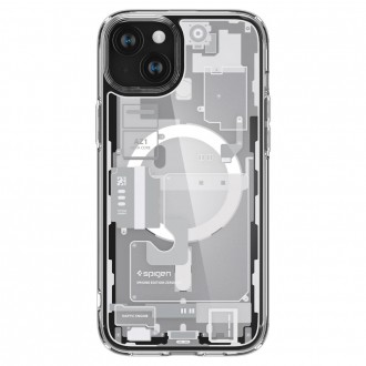 Išskirtinio dizaino dėklas "Spigen Ultra Hybrid Mag Magsafe Zero One" telefonui iPhone 15 