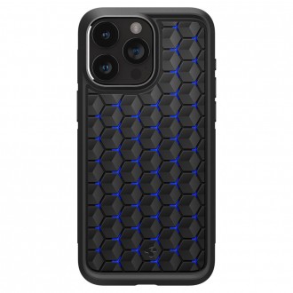 Išskirtinio dizaino korėtas dėklas "Spigen Cryo Blue" telefonui iPhone 15 Pro Max