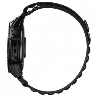 Juoda apyrankė "Tech-Protect Nylon Pro" laikrodžiui Garmin Fenix 5 / 6 / 6 PRO / 7