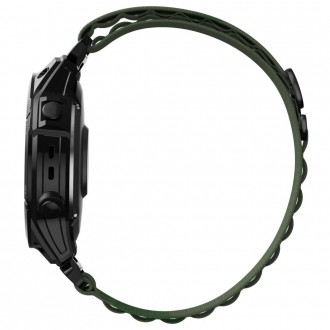 Žalia apyrankė "Tech-Protect Nylon Pro" laikrodžiui Garmin Fenix 5 / 6 / 6 PRO / 7 