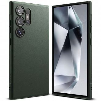Tamsiai žalias dėklas "Ringke Onyx" telefonui Samsung Galaxy S24 Ultra