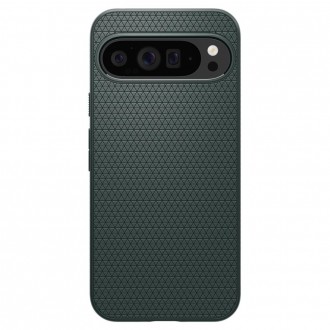 Žalias originalios tekstūros dėklas "Spigen Liquid Air" telefonui Google Pixel 9 Pro XL