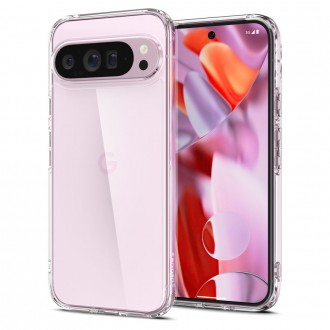 Itin tvirtas skaidrus dėklas "Spigen Ultra Hybrid" telefonui Google Pixel 9 Pro XL