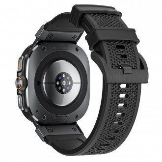 Juodos spalvos apyrankė "Tech-Protect Delta Pro" laikrodžiui Samsung Galaxy Watch Ultra (47 MM) 