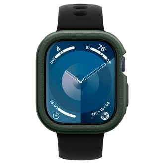 Žalios spalvos dėklas "Caseology Vault" laikrodžiui Apple Watch 10 (46 MM)