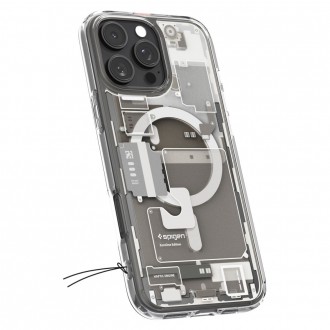 Išskirtinio dizaino dėklas "Spigen Ultra Hybrid Mag Magsafe Zero One" telefonui Apple iPhone 16 Pro Max
