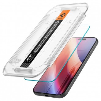 Apsauginis stiklas "Spigen Glas.Tr ”EZ FIT” su montavimo rėmeliu telefonui Apple iPhone 16 Pro Max