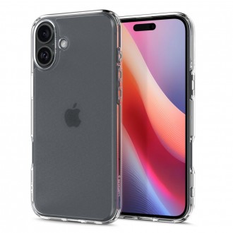 Itin tvirtas pusiau skaidrus dėklas "Spigen Ultra Hybrid" telefonui Apple iPhone 16 