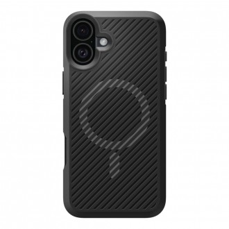 Originalios matinės tekstūros dėklas "Spigen Core Armor Mag Magsafe" telefonui Apple iPhone 16